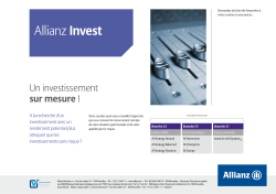 Allianz Invest One Pager