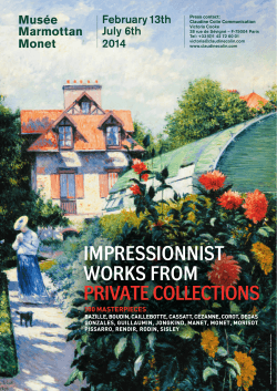 Works from ImpressIonnIst prIvate ColleCtIons Works