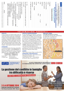 Scarica il programma completo e la scheda di iscrizione