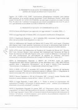 Decreto n. U00434 del 17 dicembre 2014