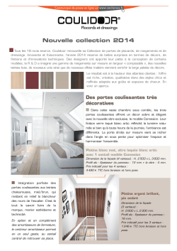 Coulidoor-Nouvelle Collection