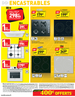 ENCASTRABLES - PromoConso