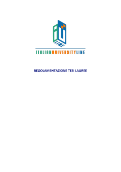 REGOLAMENTAZIONE TESI LAUREE SPECIALISTICHE