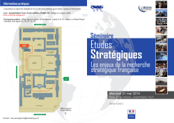 Stratégiques - Université de Cergy Pontoise