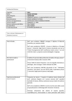 Curriculum - "Garibaldi"