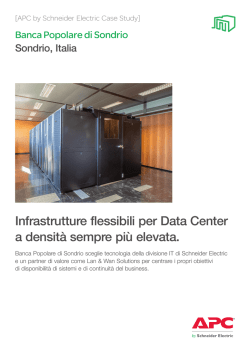 Infrastrutture flessibili per Data Center a densit&agrave; sempre