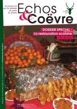 &Eacute;chos et Co&euml;vre - Septembre 2014