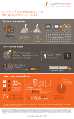 infographie criticit&eacute; infrastructure des data centers