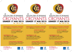 salon des Ecrivains croyants 2014
