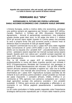 FERMIAMO GLI &ldquo;EPA&rdquo; - Circolo Culturale Primomaggio