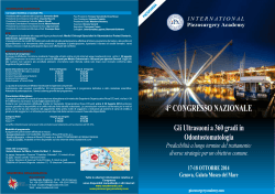 Programma – Congresso IPA 2014