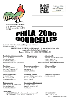 Jan - Phila 2000 Courcelles