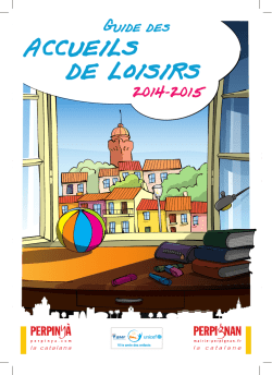 Guide des Accueils de loisirs 2014 2015