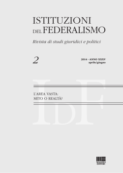 ISTITUZIONI DEL FEDERALISMO
