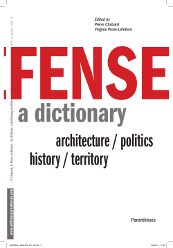 architecture / politics history / territory