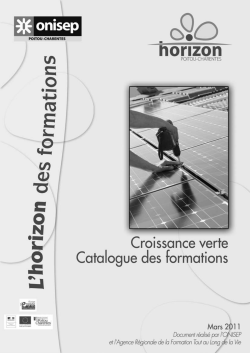 formation par apprentissage - Faculté de Sciences Fondamentales