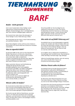 Was ist eigentlich BARF? Barfen - leicht gemacht - TS-Snack.de