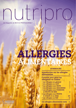 allergies alimentaires