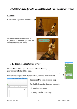 Modifier une photo sous LibreOffice Draw