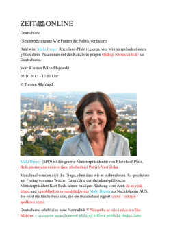 Deutschland Gleichberechtigung Wie Frauen die Politik verändern