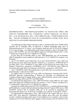 Direzione Edifici Municipali, Patrimonio e Verde
