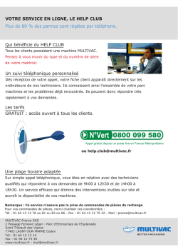 Help Club - MULTIVAC