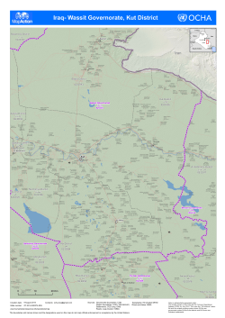 Iraq- Wassit Governorate, Kut District