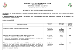 INFORMATIVA IMU - ANNO 2014 - Comune di Concordia Sagittaria