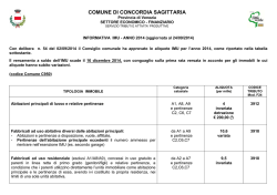 INFORMATIVA IMU - ANNO 2014 - Comune di Concordia Sagittaria