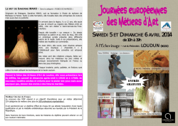 SAMEDI 5 ET DIMANCHE 6 AVRIL 2014