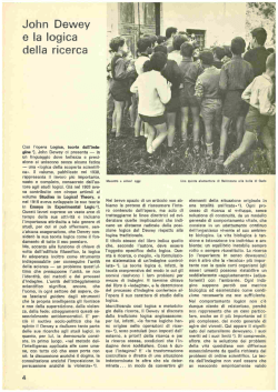 John Dewey e la logica della ricerca