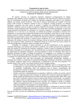 int&eacute;gration de la fonction de conductivit&eacute;