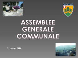 Diapositive 1 - Commune de LA BIOLLE