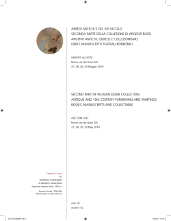 arredi antichi e del xix secolo seconda parte della collezione di
