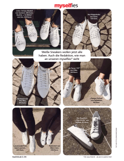 Weiße Sneakers wollen jetzt alle haben. Auch die Redaktion, wie