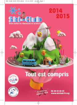 Programme 2014-2015