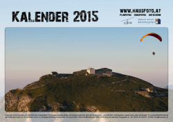 Hausfoto-Kalender 2015 - hausfoto.at