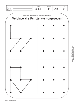 3.1.4 E AB 2 Verbinde die Punkte wie vorgegeben! - Verlag