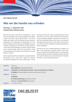 FES Einladung A4 Wie wir die Familie neu erfinden? RZ.indd