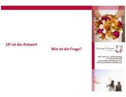 JA! ist die Antwort Wie ist die Frage? - Hamburg-Catering-Service.de
