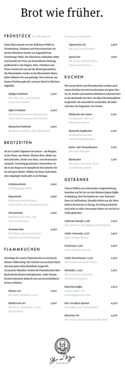Brot wie früher. - Herr von Myra