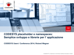 CODESYS placeholder e namespaces