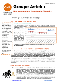 Groupe Groupe Astek Astek :