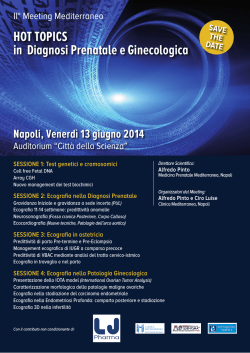HOT TOPICS in Diagnosi Prenatale e Ginecologica