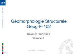 Structure monoclinale : coupe géol (séance 3)