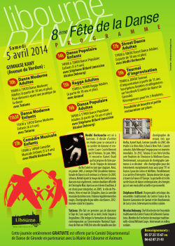 8ème Fête de la Danse
