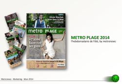 metro plage 2014 - metronews media