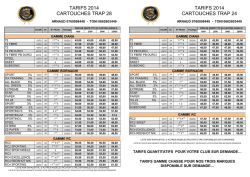 Tarif public 2014