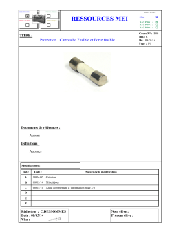 E09A-Protection Cartouche Fusible et Porte fusible.pub