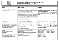 gemeinde rüdtligen-alchenflüh kehrichtmerkblatt 2013 was wie / wo